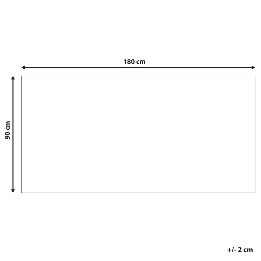 Tappeto per esterno Mat Nero sintetico 90 x 180 cm a righe motivo geometrico ecologico moderno minimalista