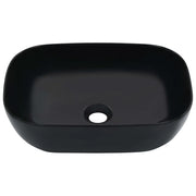 Lavandino 45,5x32x13 cm in Ceramica Nero 143916