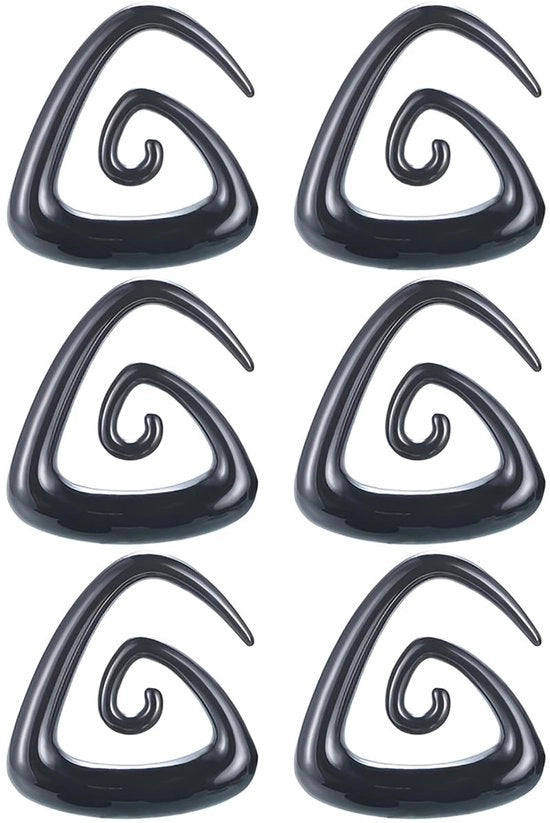 Set di punterelli in acrilico da 3 paia - Orecchini di misurazione - Ipoaderegeno - Leggero - 1,6 mm (14 G) - Adatto per l'uso quotidiano - Orecchini di misurazione