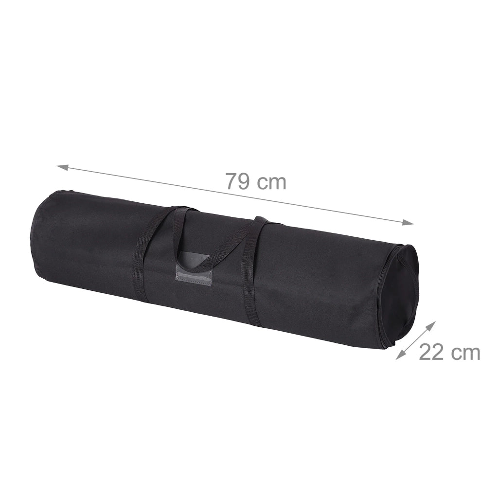 Set di 2 sacchetti di conservazione pratici per rotoli di carta da regalo dimensioni 79 x 22 cm in poliestere nero 13_0017982