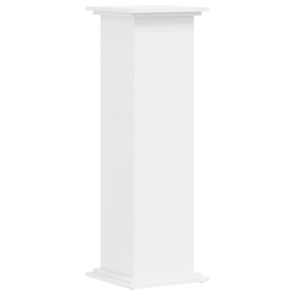 Portavasi mobiletto portafiori 33 x 33 x 100 cm legno ingegnerizzato bianco 02_0045140