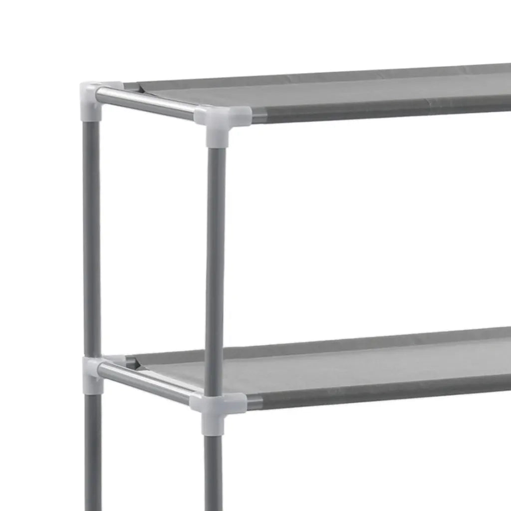 Scaffale per Bagno con 3 Ripiani Argento 53x28x169 cm CFW2109291