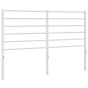 Testiera | Testata di Ricambio in Metallo Bianco 135 cm