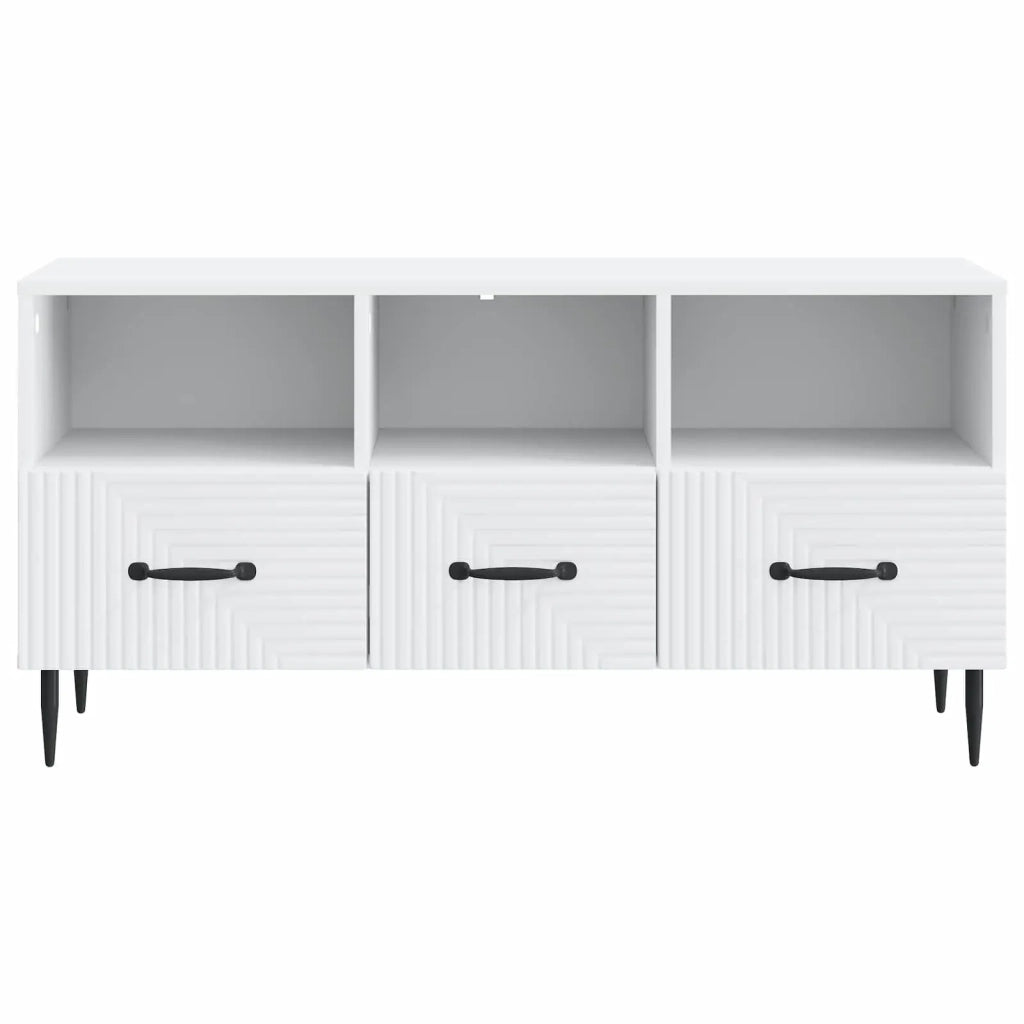 Mobile TV-Credenza per TV Bianco 102 x 34,5 x 50 cm Legno ingegnerizzato 139946