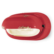 Applique Vintage Orizzontale Ceramica Rossa 1 Luce E27