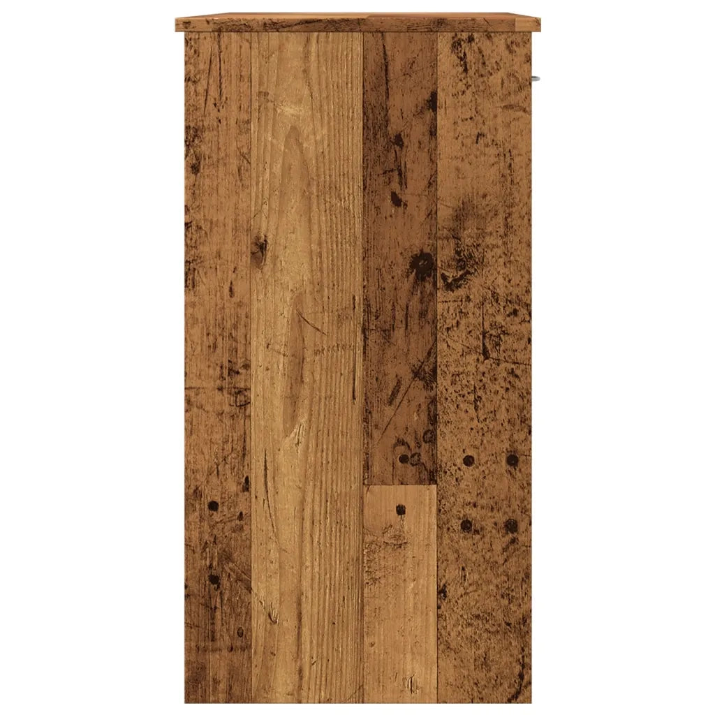 Scrivania | Tavolo da Ufficio Legno Antico 80x40x75 cm in Truciolato