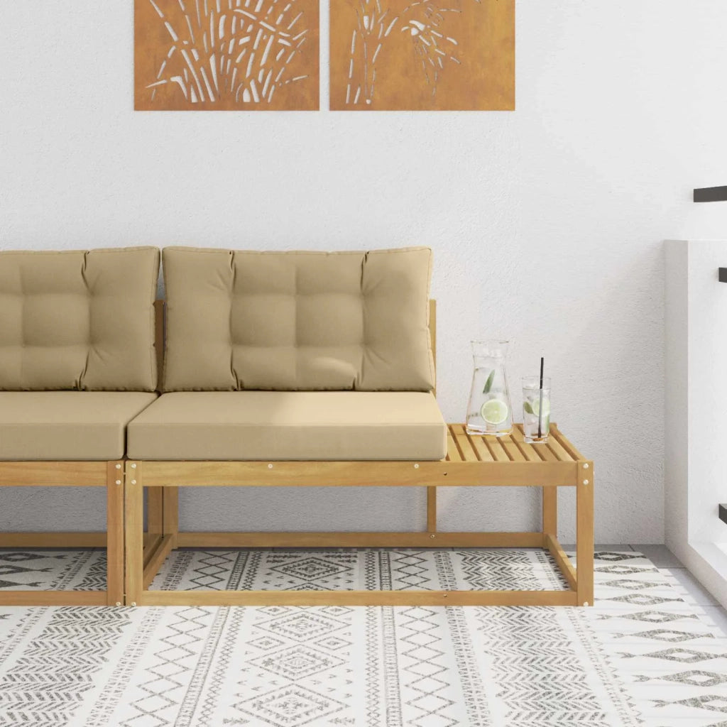 Divano da esterno-Divano da Giardino Bianco 115 x 83 x 73 cm Poliestere 963543