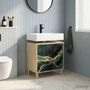 Mobile da Bagno WIJHE Sonoma 60 x 40 x 60 cm 8007394