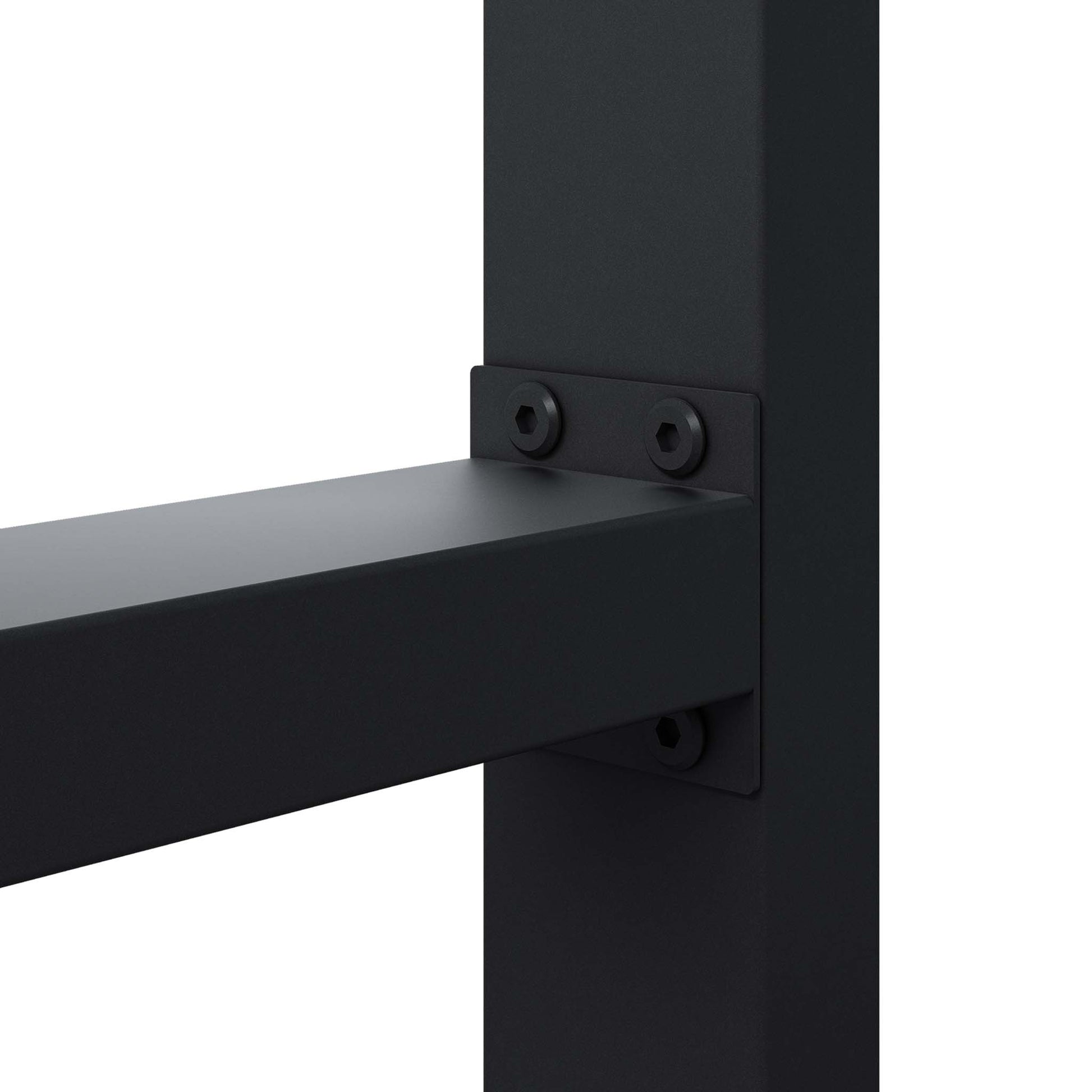 Base per tavolo 100x72 cm verniciatura a polvere nero Telaio per tavoli gambe tavolo