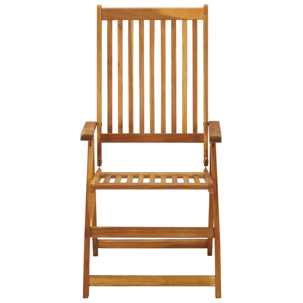 Sedie da Giardino Pieghevoli 6 pz con Cuscini Massello Acacia 3064124
