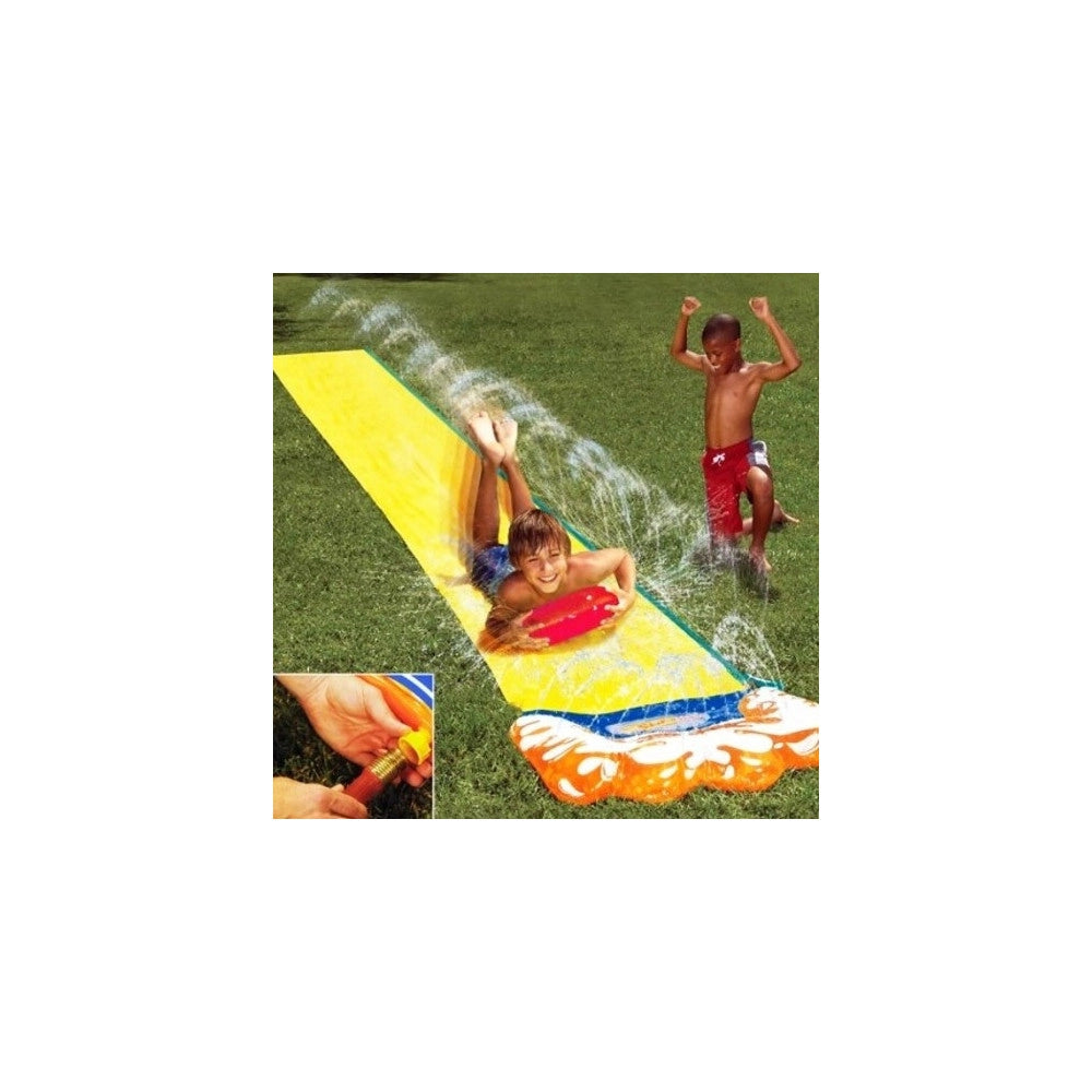 Trade Shop - Acqua Scivolo Ferroviario 488 X 71 Cm Gioco Piscina Esterno Giardino Water Zone -