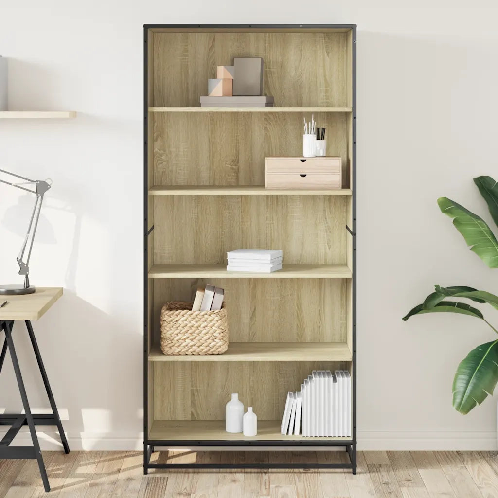 Libreria Rovere Sonoma 80,5x35x170,5 cm in Truciolato 3300856