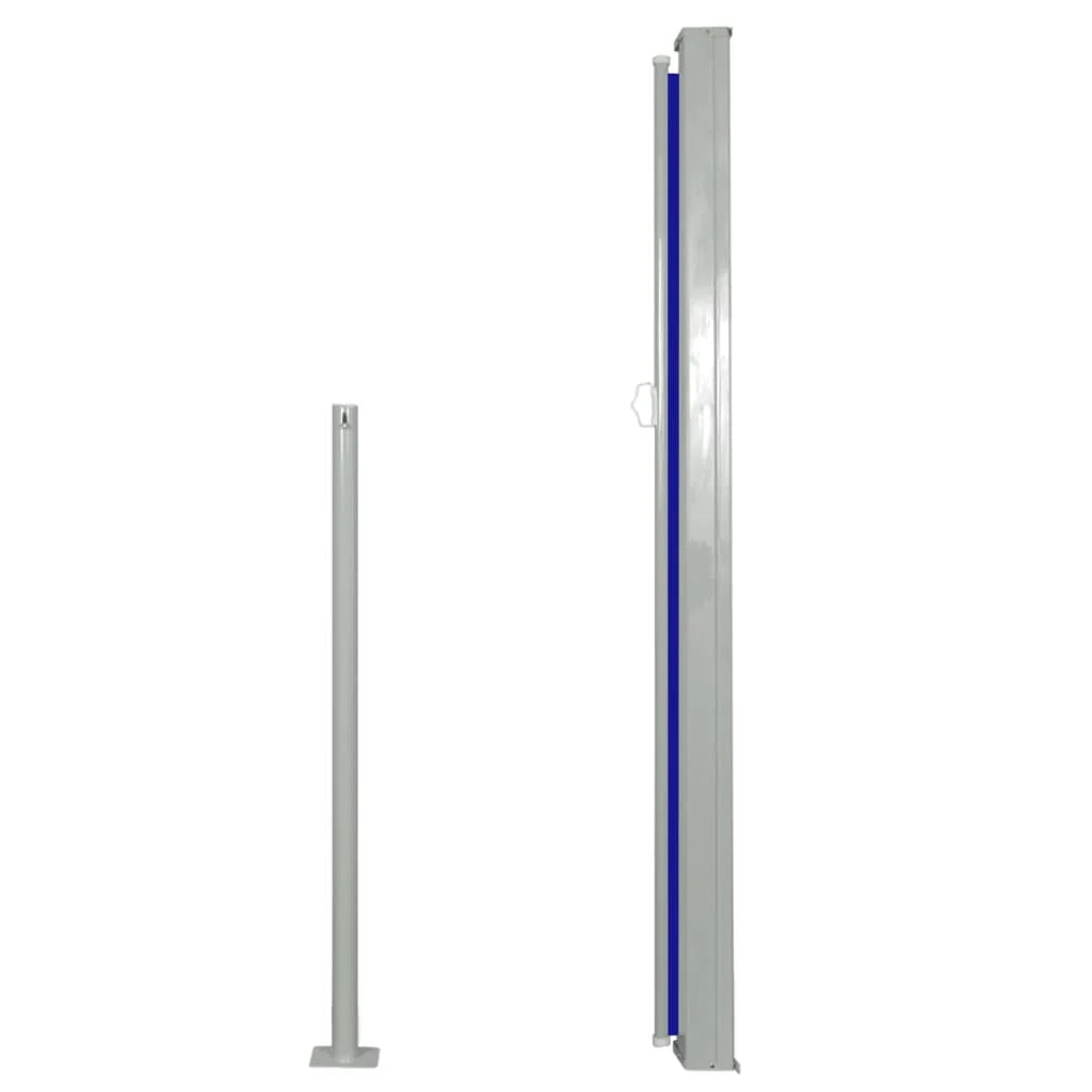 Tenda da sole laterale retrattile/schermo privacy per patio giardino terrazza balcone 140 x 300 cm blu 02_0007088
