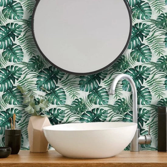 Tegole in Vinile Idrorepellente - Sticker per Parete - Stile Boho - 25 Pezzi 15x15 cm - Decorazione Peel & Stick - Facile da Applicare.