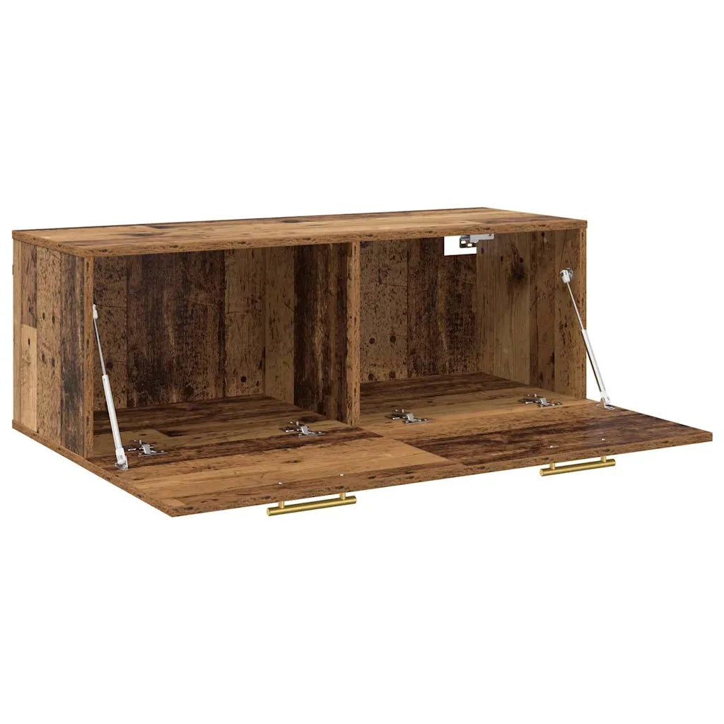 Armadietto a Muro | Mobile a Parete Legno vecchio 100 x 36.5 x 35 cm