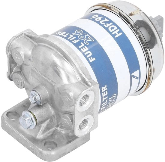 Filtro del Carburante per Massey Ferguson 133/135/140/145 - N. Articolo 2656615 - Compatibile con Massey Ferguson 133/135/140/145 - Costruito in Alluminio di Alta Qualità - Anticorrosivo - Installazione Facile - Duraturo nel Tempo - Filtro del Carburante