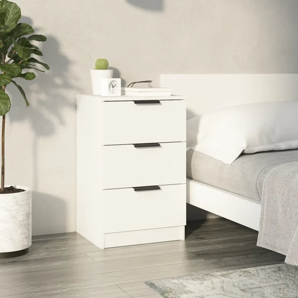 Comodino Bianco 40x36x65 cm cod mxl 30851