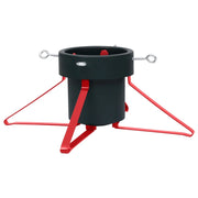 Base per Albero di Natale-Supporti per alberi di natale Verde e Rossa 46x46x19 cm
