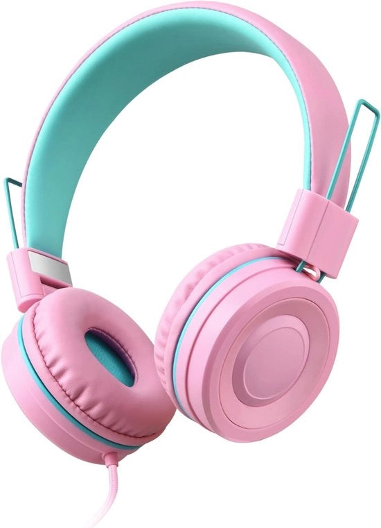 Cuffia per bambini con filo - Cuffia per bambini - Cuffia per computer con filo - Volume di sicurezza - Scuola - Tablet - Laptop - Viaggi - Ascolto di musica