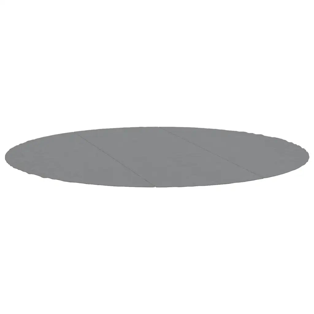 Telo Sotto Piscina Grigio Chiaro Ã˜396 cm Geotessile Poliestere