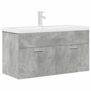 Mobiletto da bagno sospeso con vano contenitore 90 x 38,5 x 46 cm legno composito grigio cemento 02_0055757
