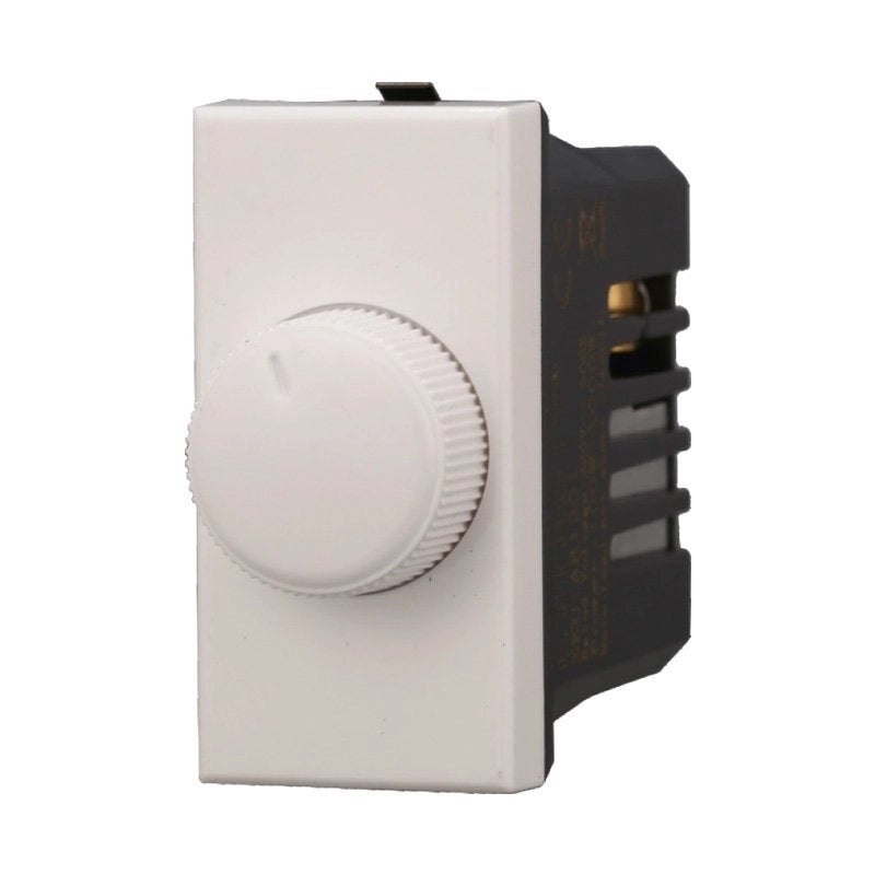 Regolatore Dimmer A Manopola 220V 100-1000W Colore Bianco Compatibile Con Bticino Axolute