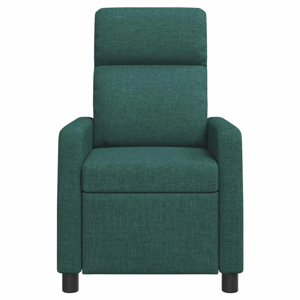 Divano Sedia-Poltrona reclinabile Verde Scuro Tessuto 675367