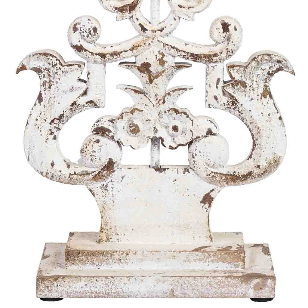 Lampada tavolo legno/metallo invecchiato