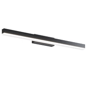 Maytoni Applique moderna Fichte 1 luce LED integrato nero metallo diffusore acrilico