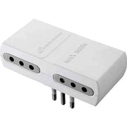 ADATTATORE QUADRUPLO 10A 2P+T presa 10A 2P+T