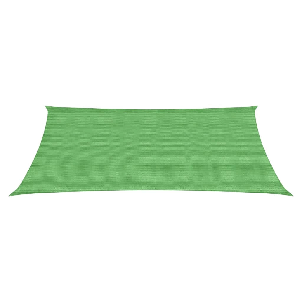 Vela ombreggiante 160 g/m² verde chiaro 6 x 8 m HDPE 02_0009403