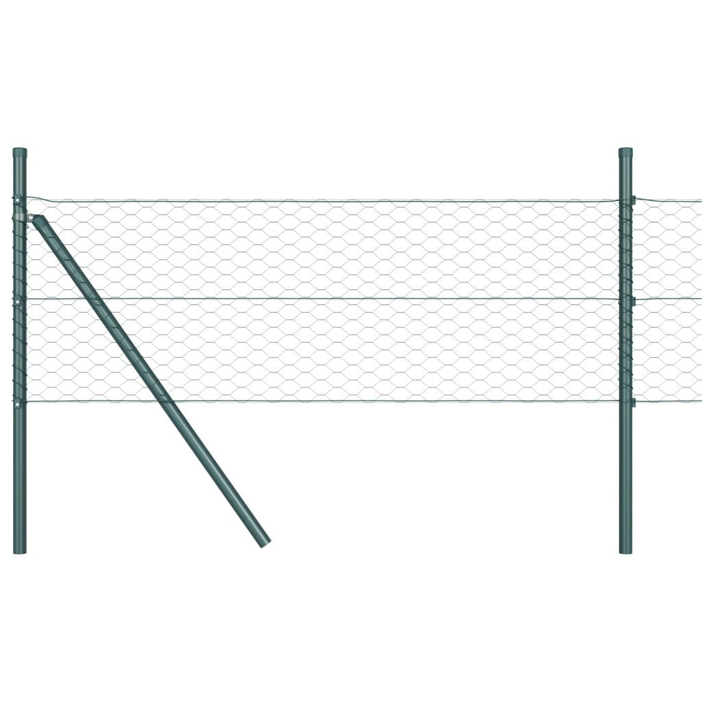 Recinzione esagonale  Verde 0.5x10 m Acciaio