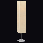 Lampada a Piantana con Supporto in Acciaio 135 cm Beige 60261