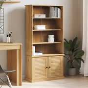Libreria VIGO 85x35x170 cm in Legno Massello di Pino 353196