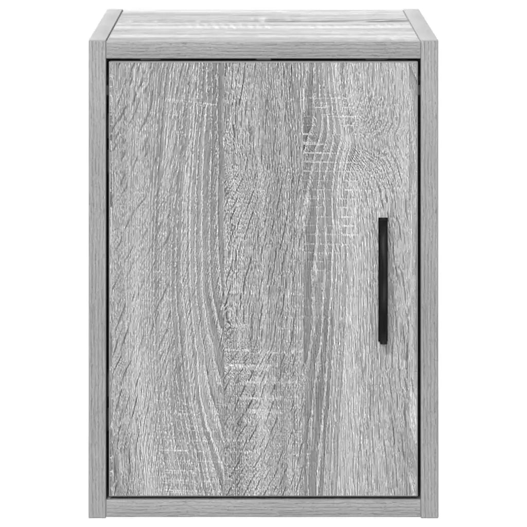 Pensili per Garage 2 pz Grigio Sonoma in Legno Multistrato