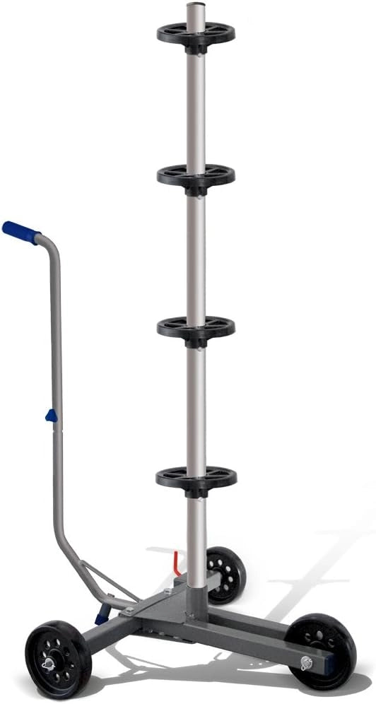 fahrbarer pneumatici titolare per 4 ruote completo – Cerchio Albero carrello cerchione titolare