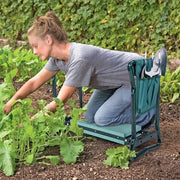 Borsa per attrezzi con ginocchiere per giardini - Facile da trasportare 600D tessuto Oxford - Grande capacità per lavorazione del legno (Blu scuro)
