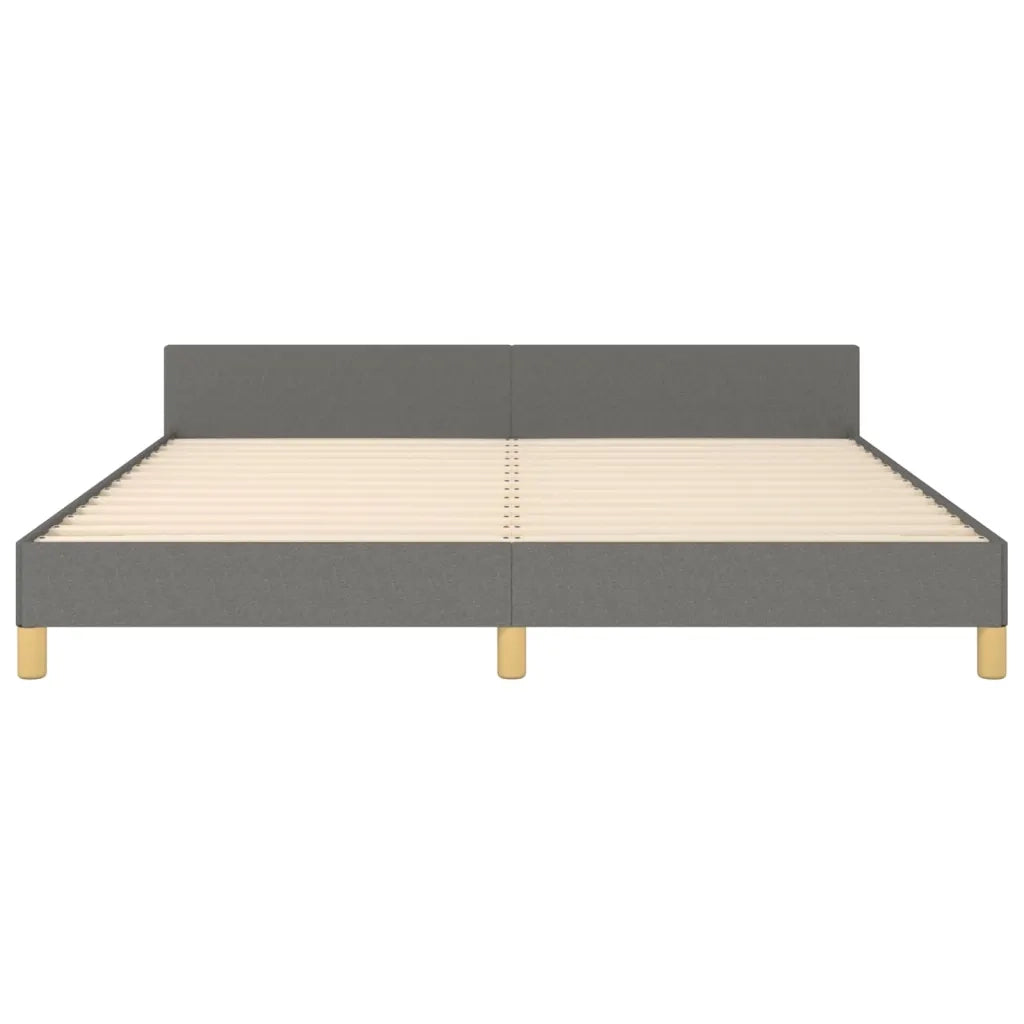 Giroletto senza Materasso Grigio Scuro 180x200 cm Tessuto
