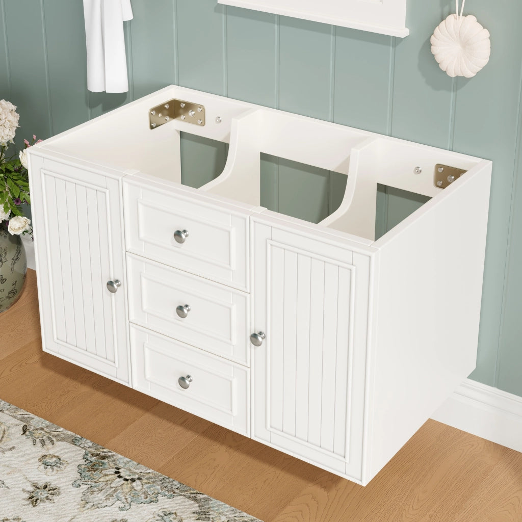 MOBILE BAGNO sospeso 78,5x46x46,8 cm bianco MDF