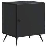 Armadio da Notte Nero 43 x 34,5 x 50 cm Legno ingegnerizzato 895487