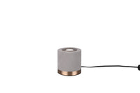 Lampada tavolo da Interno a LED in Tessuto Grigio