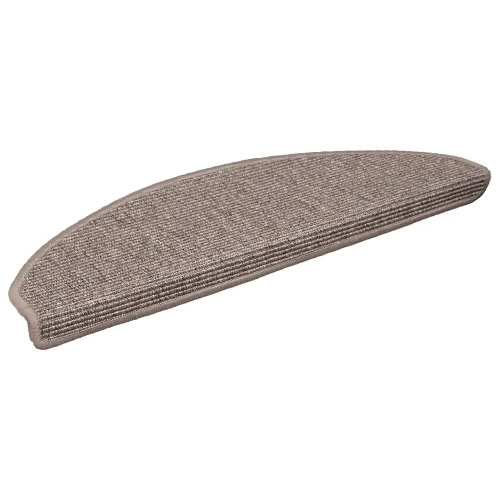 Tappetini Autoadesivi per Scale 15 pz Beige Scuro 65x25 cm cod mxl 63660