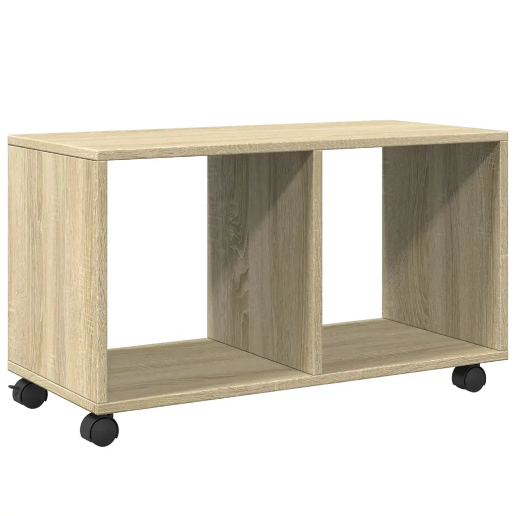 Mobiletto con Ruote Rovere Sonoma 72x33x42,5 cm in Truciolato CFW3790985