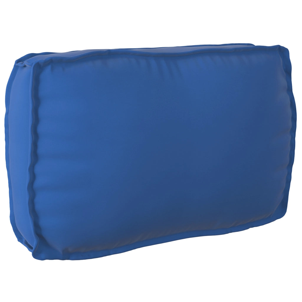 Cuscino per schienale blu reale 70x40x12 cm in tessuto Oxford