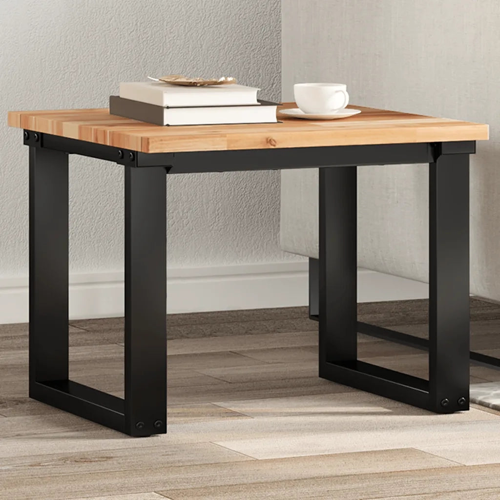 Piano Tavolo Quadrato 50x50x2 cm in Legno Massello di Acacia