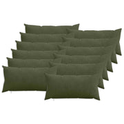 Federa 12 pcs HEERLEN Verde 40 x 80 cm corduroy 909933