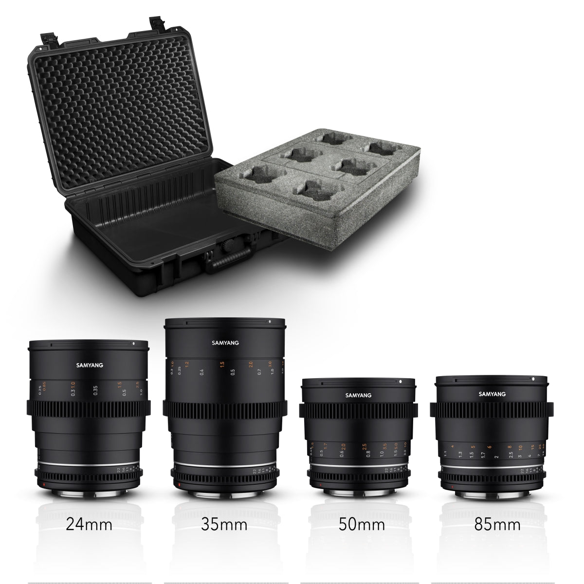 MF 24/35/50/85 MK2 VDSLR Set di custodie per MFT