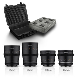 MF 24/35/50/85 MK2 VDSLR Set di custodie per MFT