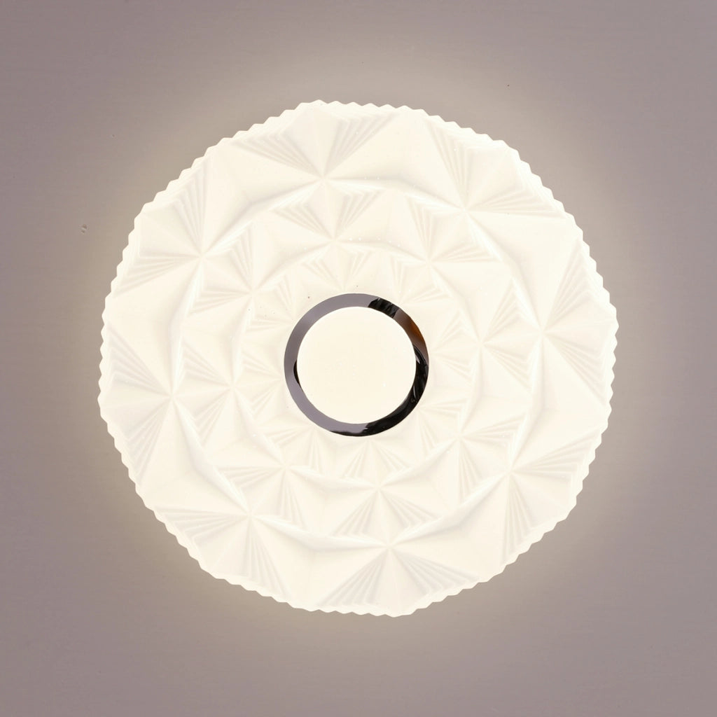 Plafoniera LED Italux Kelmi tonda bianca Ø27 12W 4000K