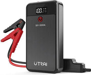 Kit di Avviamento per Auto - Cavo di Avviamento - Assistenza di Avviamento - 1000A - 12V - Kit di Avviamento - Batteria Esterna 8000mAh - Nero